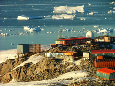 Le village de l'Antarctique